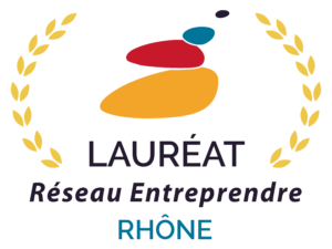 Logo lauréat Réseau Entreprendre Rhône